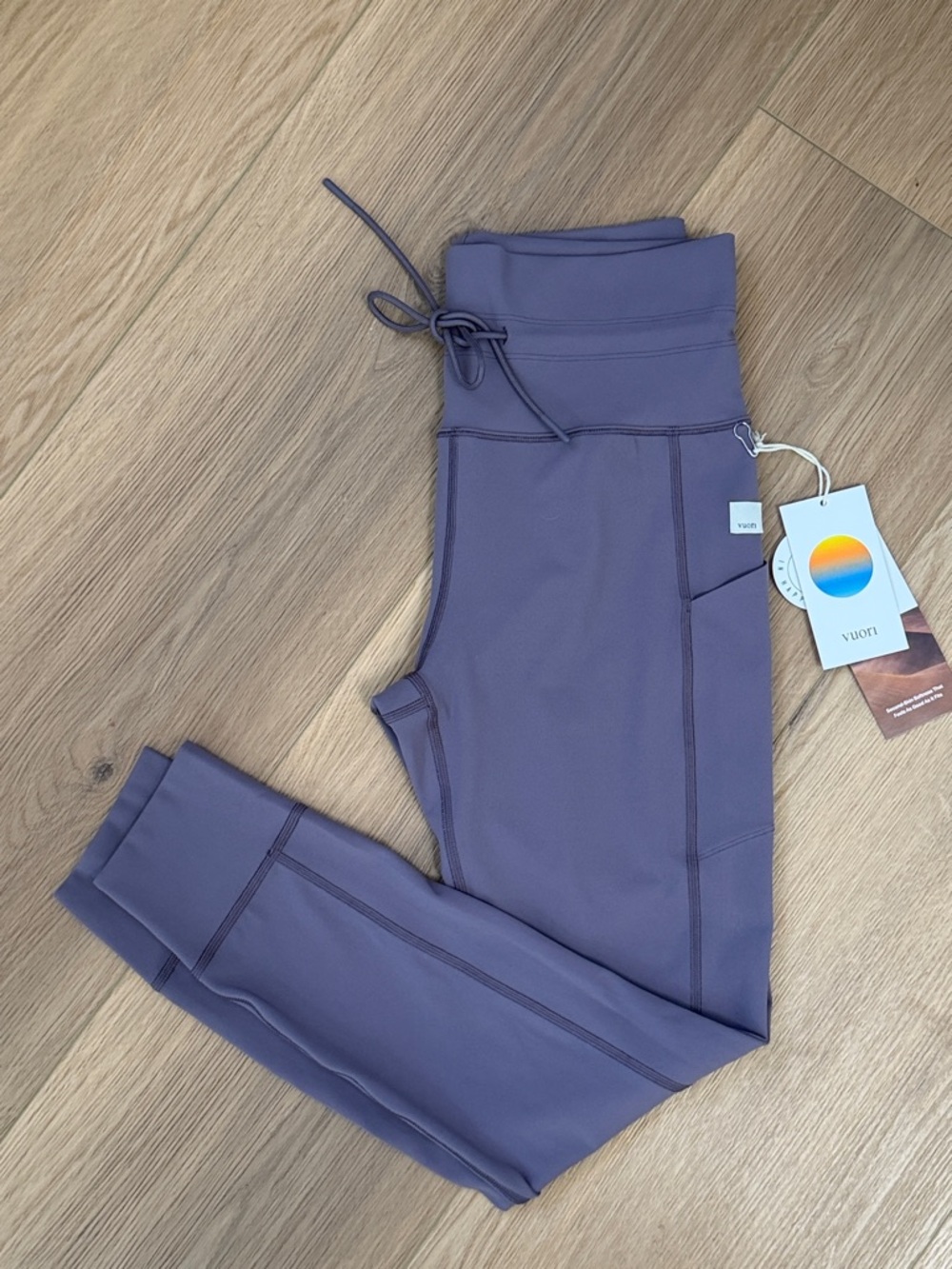 Vuori Daily Pocket Leggings Lunar Gray NWT